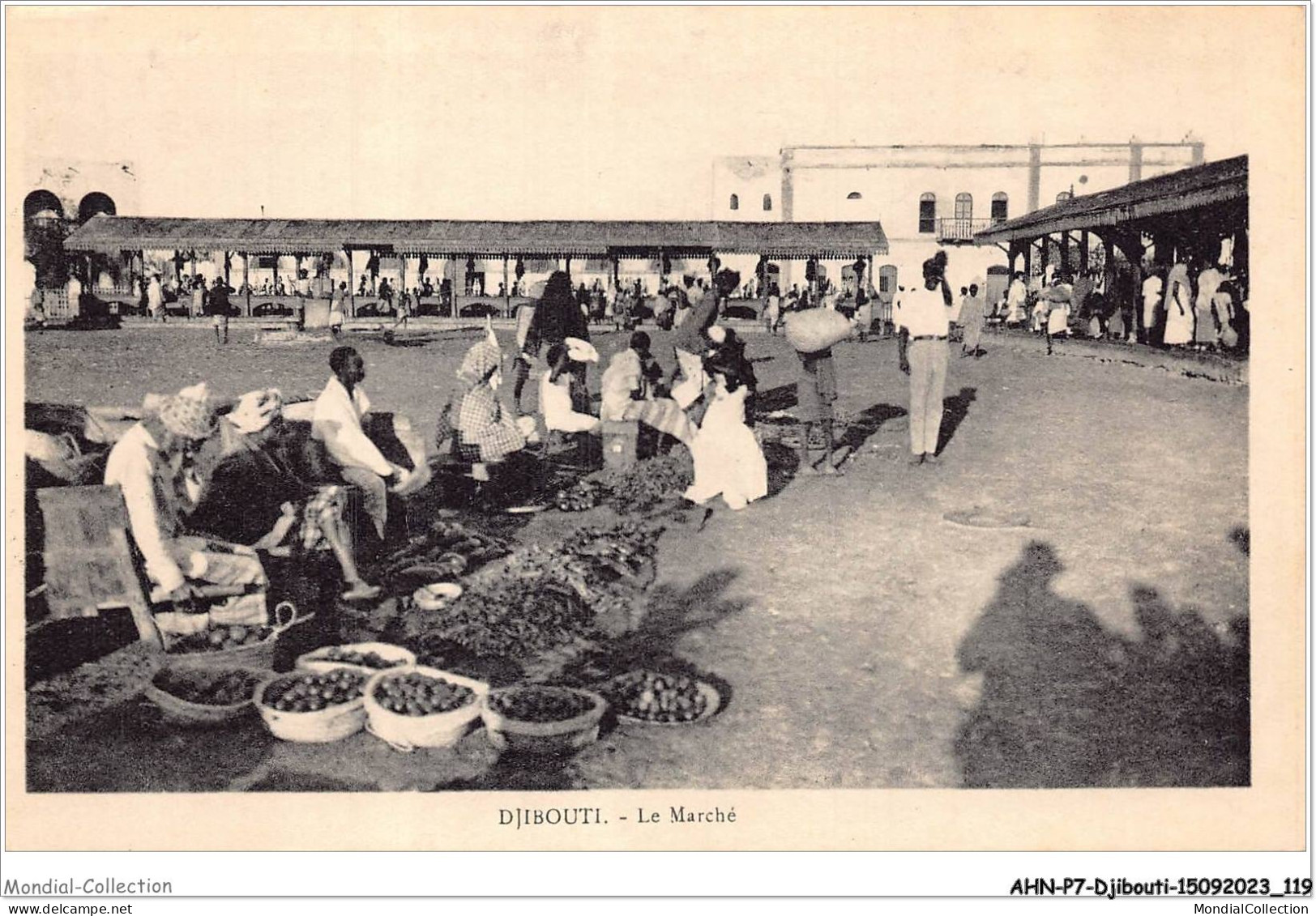 AHNP7-0807 - AFRIQUE - DJIBOUTI - Le Marché - Dschibuti