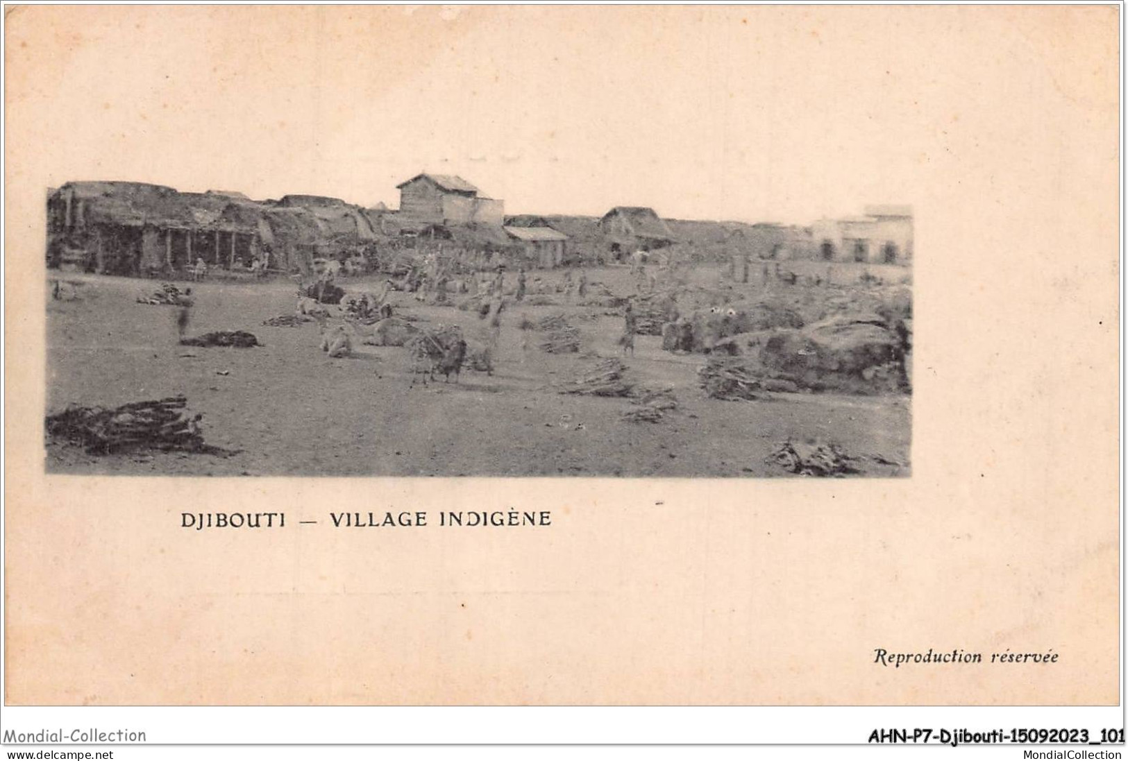 AHNP7-0797 - AFRIQUE - DJIBOUTI - Village Indigène - Djibouti