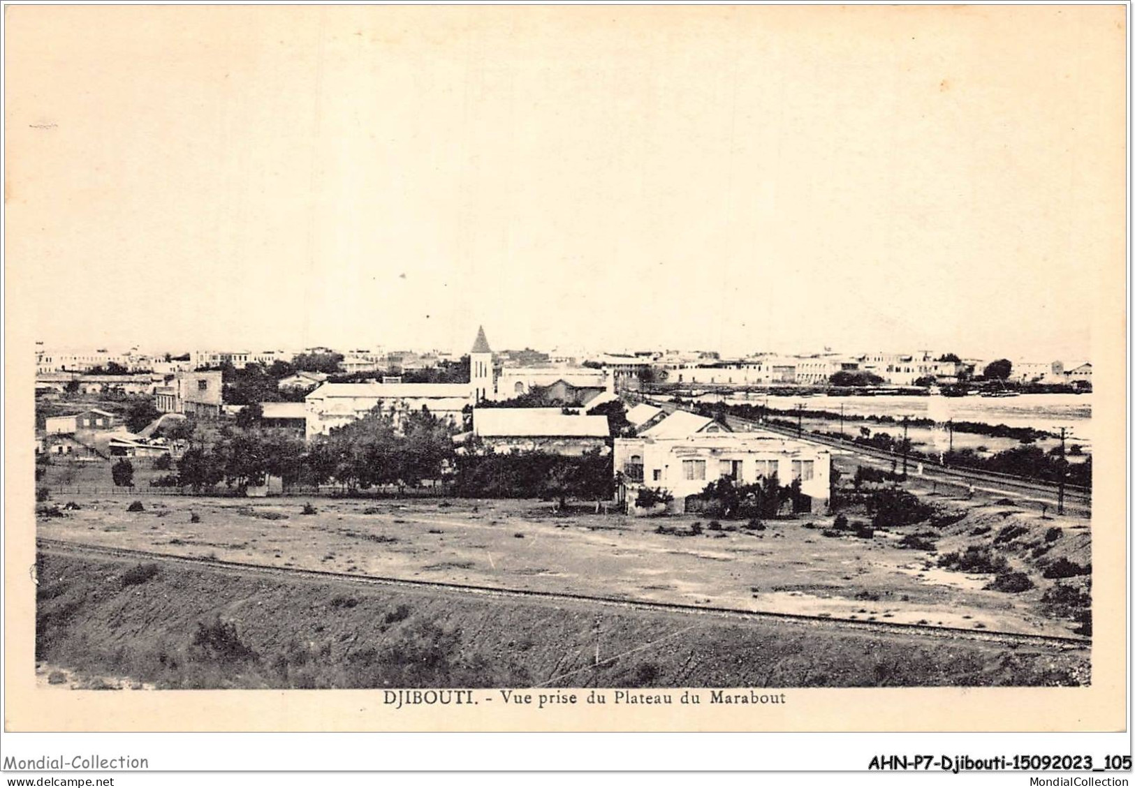 AHNP7-0799 - AFRIQUE - DJIBOUTI - Vue Prise Du Plateau Du Marabout - Dschibuti