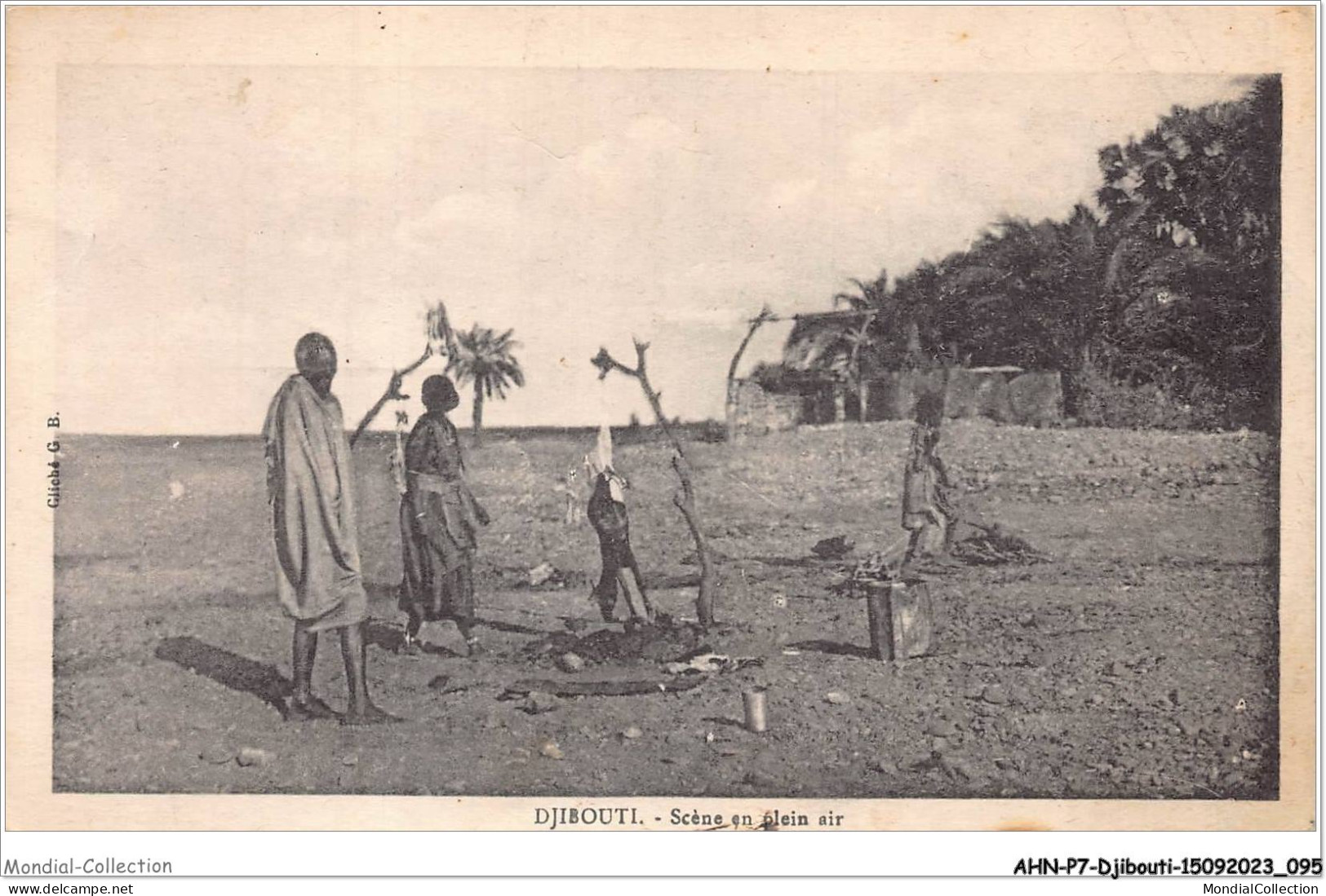 AHNP7-0794 - AFRIQUE - DJIBOUTI - Scène En Plein Air - Djibouti