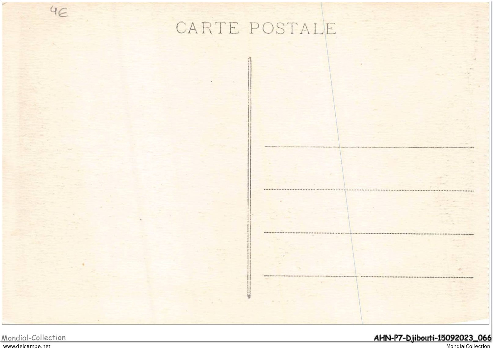 AHNP7-0779 - AFRIQUE - DJIBOUTI - Pêcheur - Gibuti