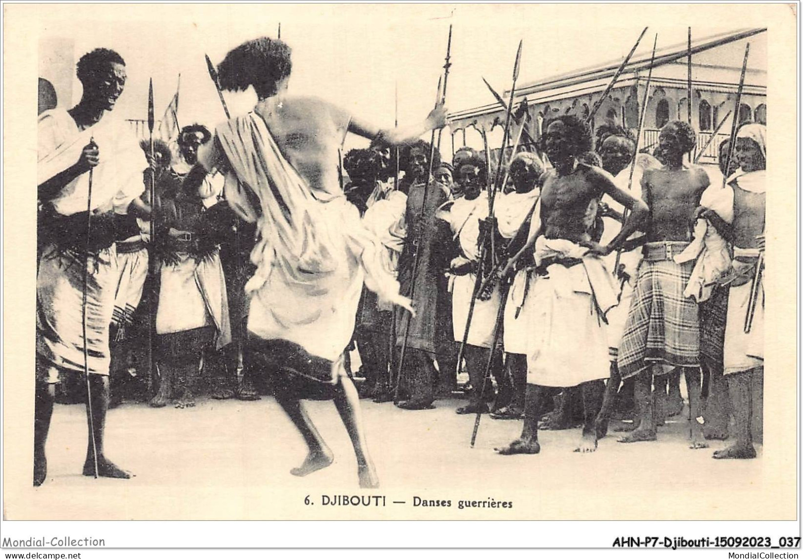 AHNP7-0765 - AFRIQUE - DJIBOUTI - Danses Guerrières - Dschibuti