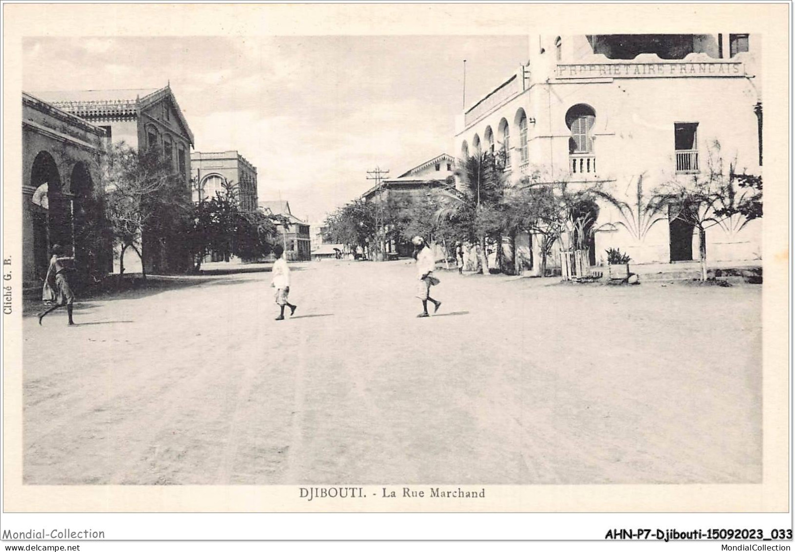 AHNP7-0763 - AFRIQUE - DJIBOUTI - La Rue Marchande - Dschibuti