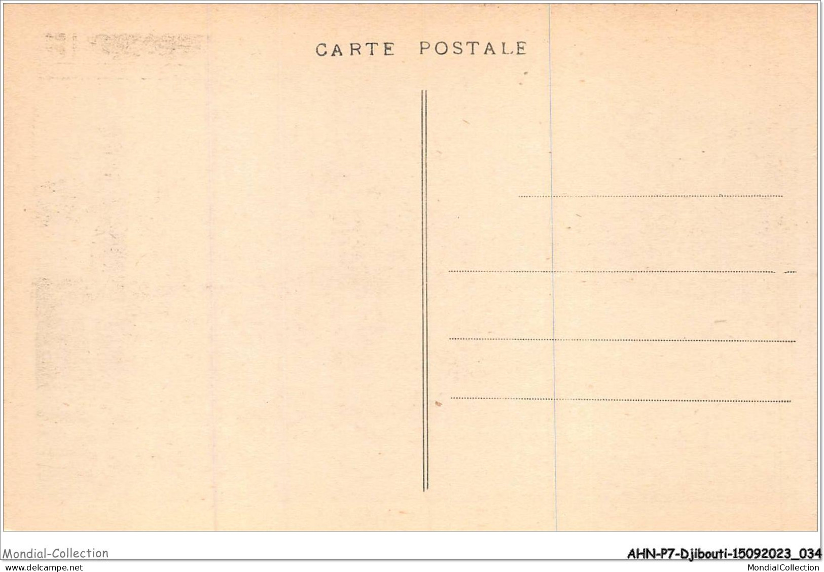 AHNP7-0763 - AFRIQUE - DJIBOUTI - La Rue Marchande - Dschibuti