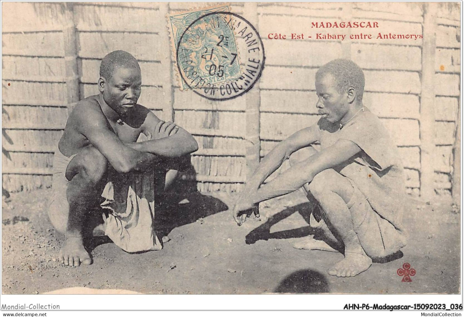 AHNP6-0644 - AFRIQUE - MADAGASCAR - COTE EST - Kabary Entre Antemorys EXPOSITION COLONIALE 1905 NOGENT SUR MARNE - Madagaskar