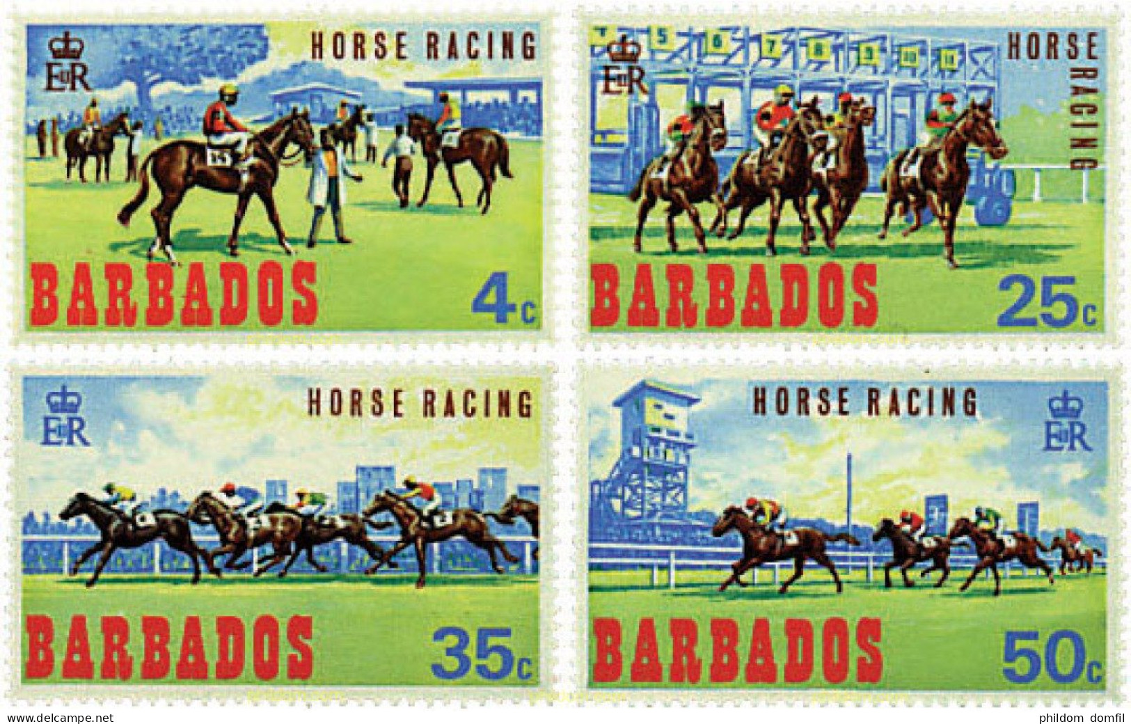 53981 MNH BARBADOS 1969 CONCURSO HIPICO - Barbados (1966-...)
