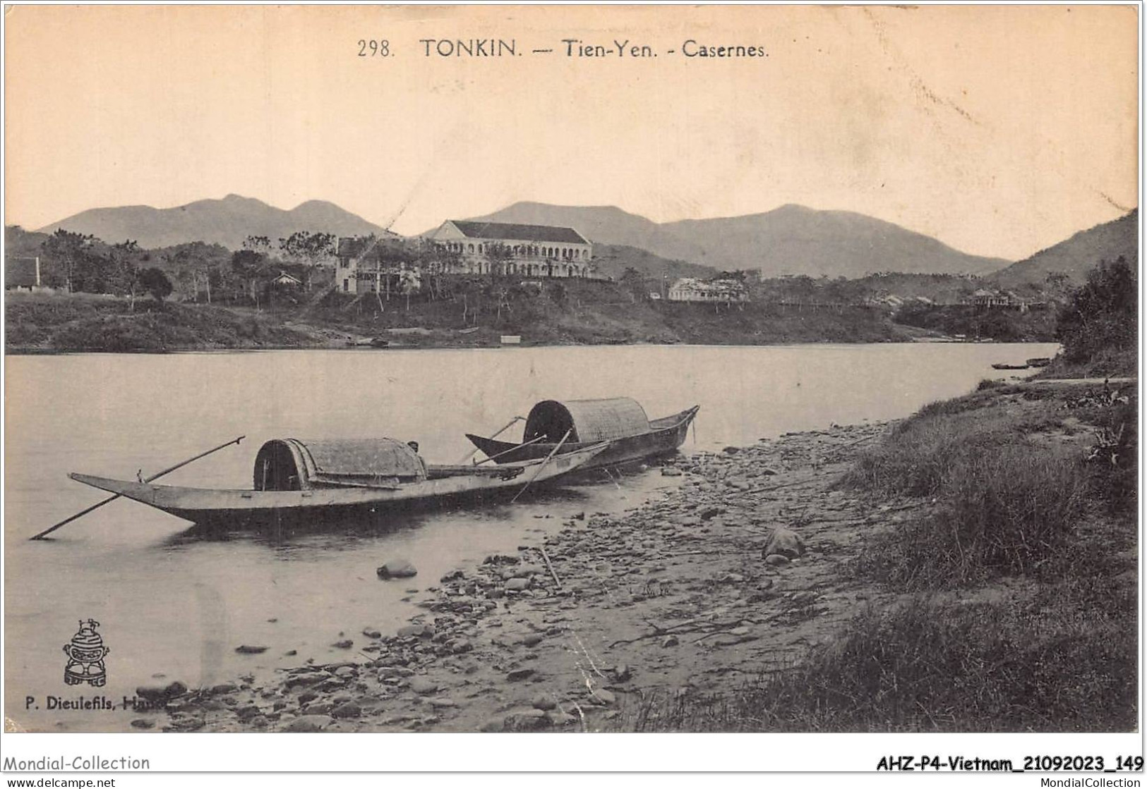 AHZP4-VIETNAM-0341 - TONKIN - TIEN-YEN - CASERNES - Vietnam