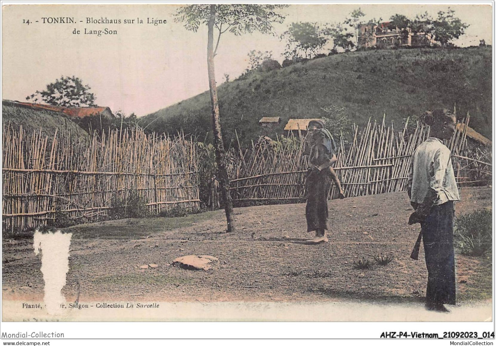 AHZP4-VIETNAM-0274 - TONKIN - BLOCKHAUS SUR LA LIGNE DE LANG-SON - Vietnam