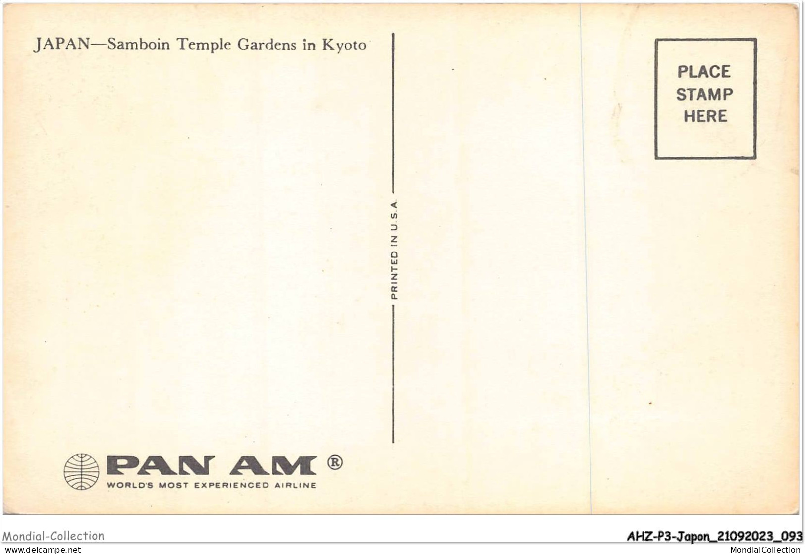 AHZP3-JAPON-0246 - JAPAN - SAMBOIN TEMPLE GARDENS IN KYOTO - Kyoto