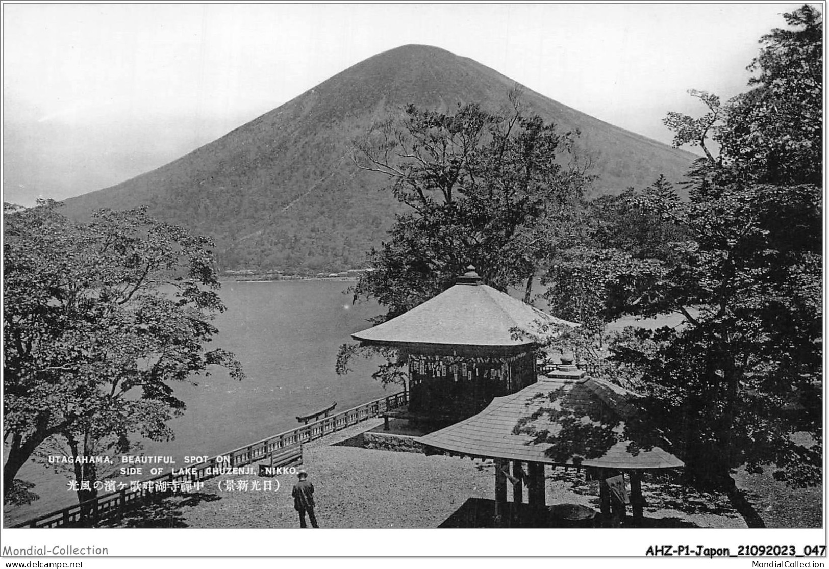 AHZP1-JAPON-0024 - UTAGAHAMA - BEAUTIFUL SPOT ON SIDE OF LAKE CHUZENJI - NIKKO - Autres & Non Classés