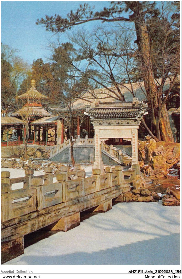 AHZP11-CHINE-1055 - WINTER IN THE GARDEN OF HARMONIOUS INTERESTS - SUMMER PALACE - Chine