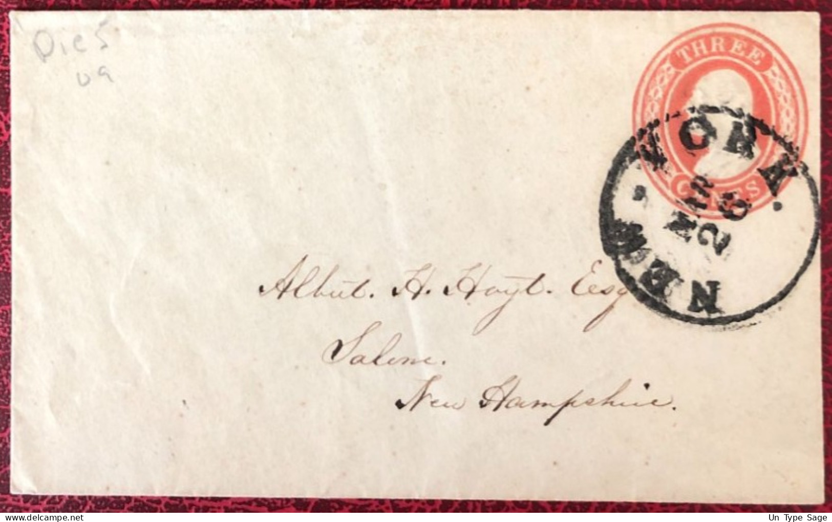 Etats-Unis, Divers Sur Entier-enveloppe, Cachet New-York, MAR 26 - (C1445) - Marcophilie