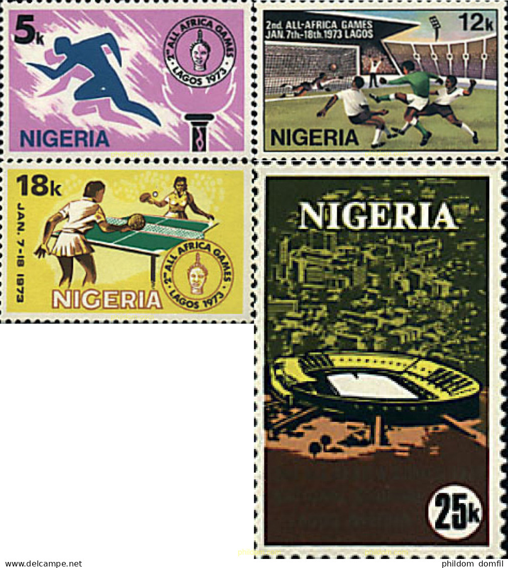 48749 MNH NIGERIA 1973 2 JUEGOS AFRICANOS EN LAGOS. - Nigeria (1961-...)
