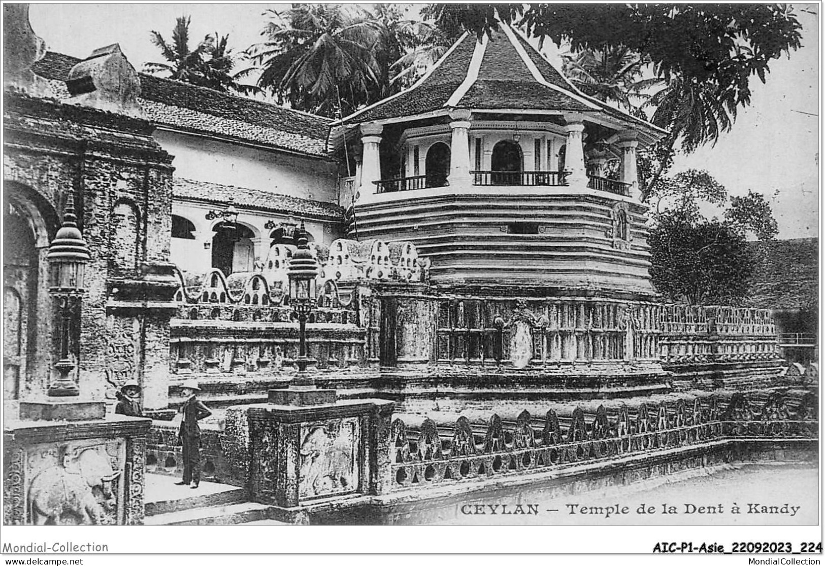 AICP1-ASIE-0113 - CEYLAN - Temple De La Dent à Kandy - Sri Lanka (Ceylon)