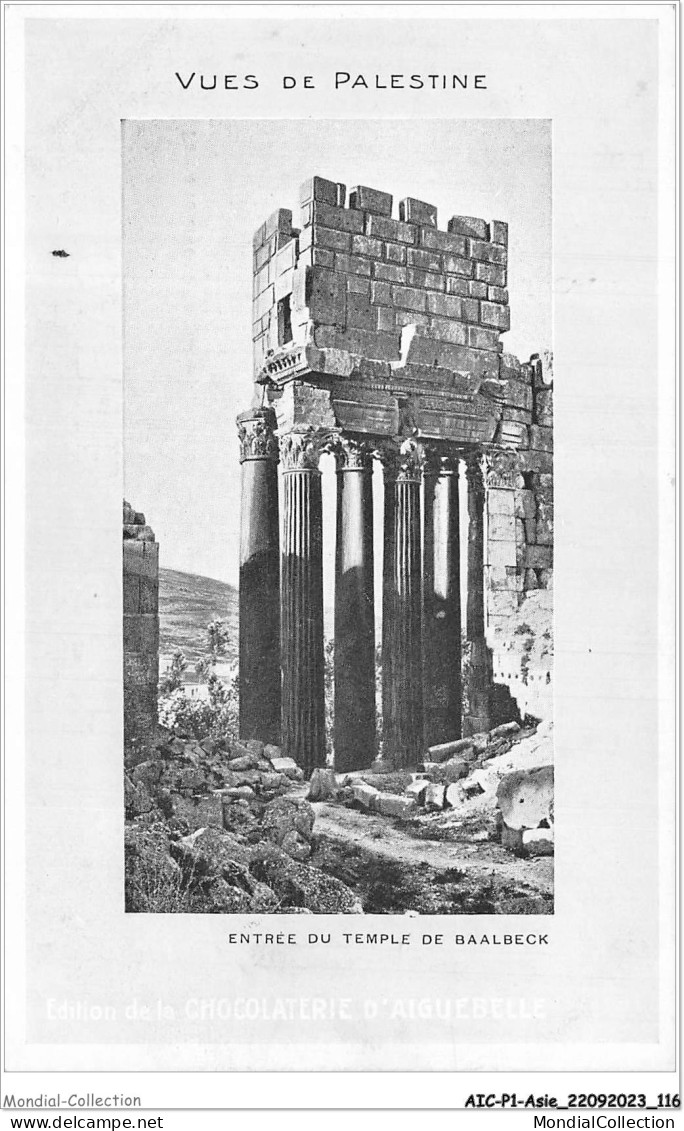 AICP1-ASIE-0059 - Vues De PALESTINE - Entrée Du Temple De BAALBECK - Siria