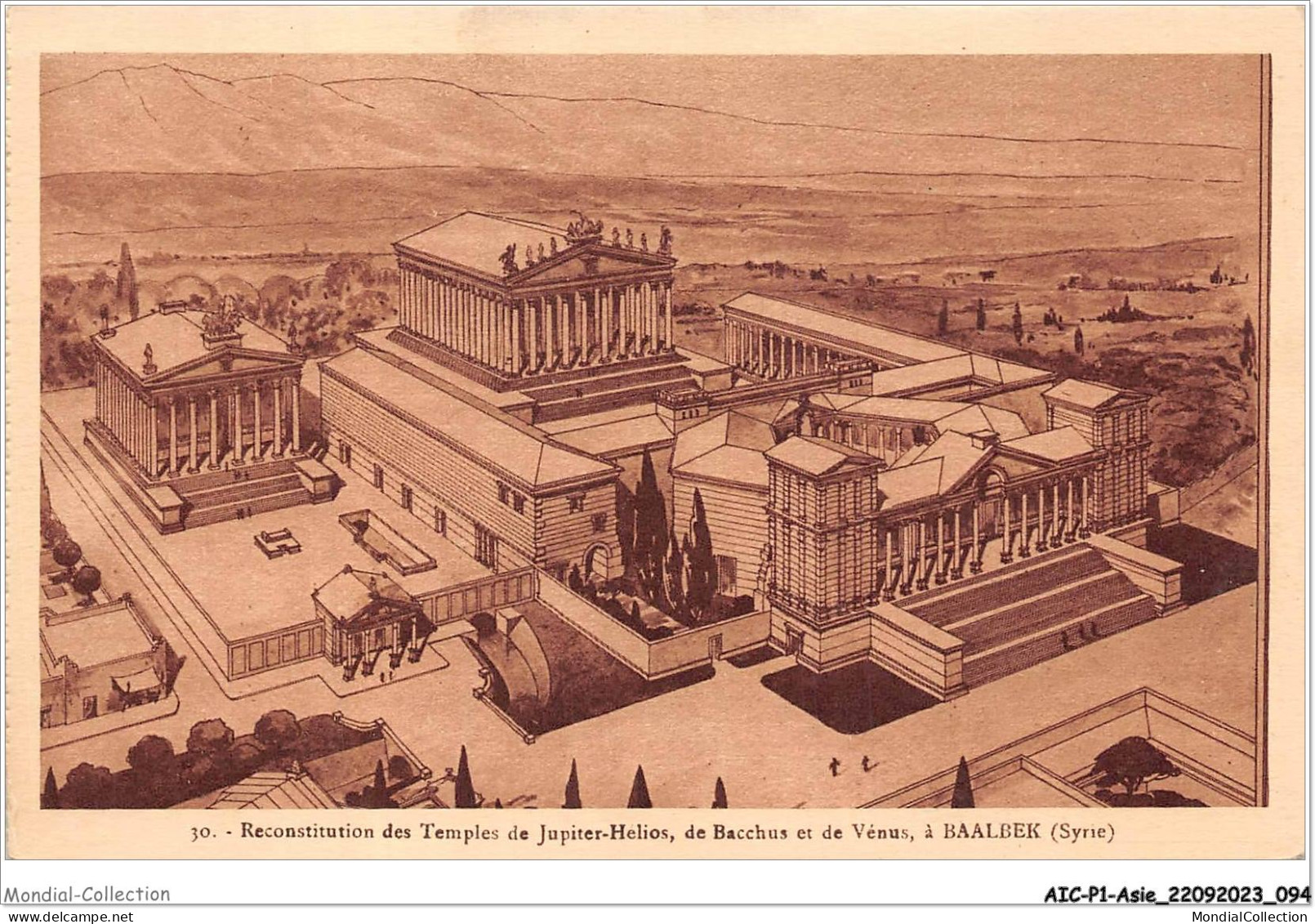 AICP1-ASIE-0048 - Réconstitution Des Temples De Jupiter-hélios Et De Vénus à BAALBEK - Siria