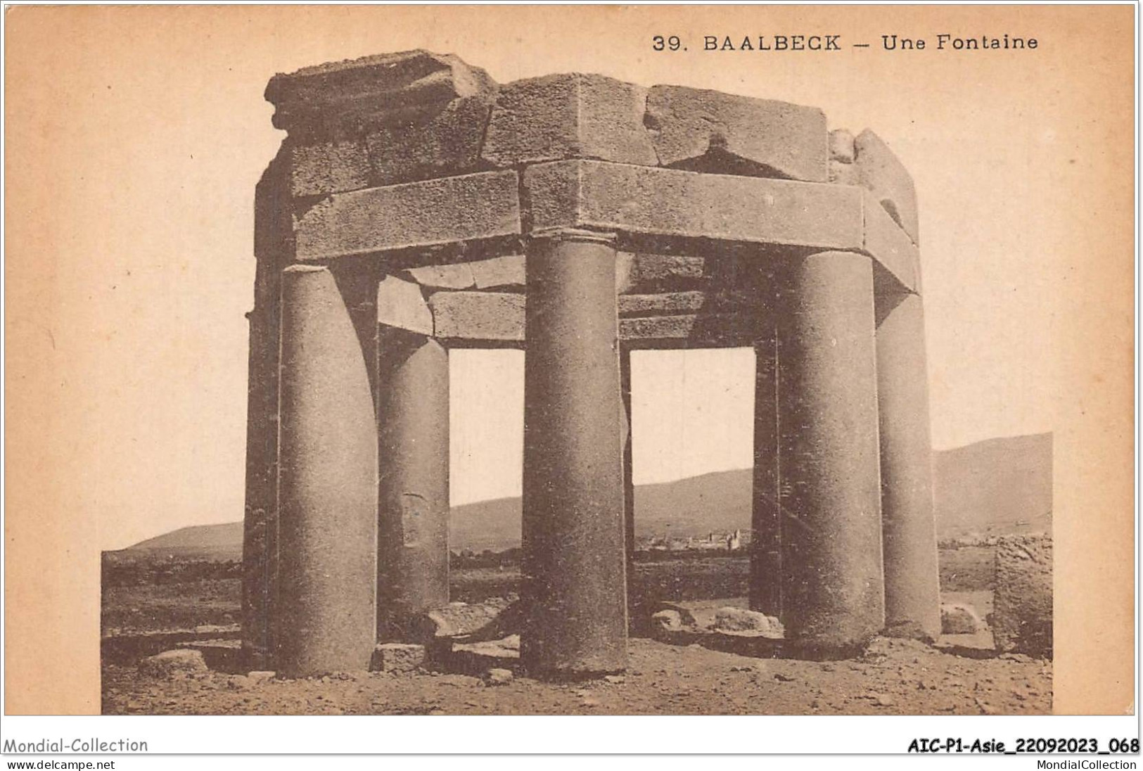 AICP1-ASIE-0035 - BAALBEK - Une Fontaine - Syrie
