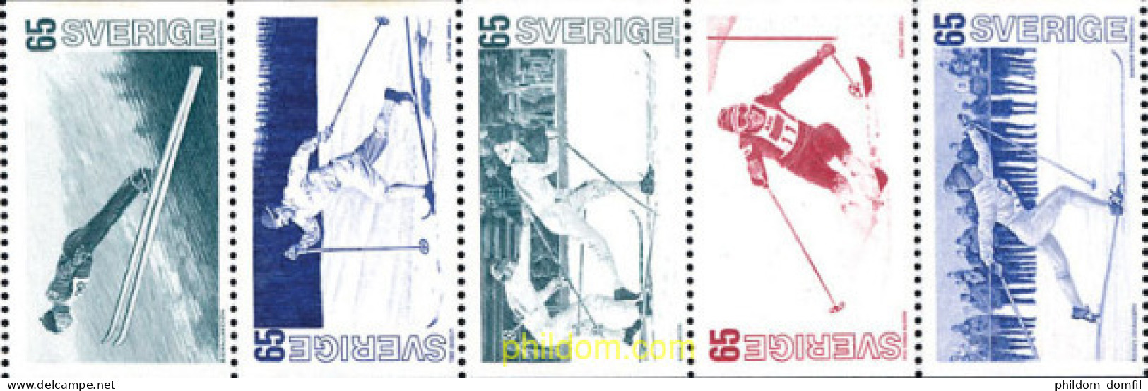 6033 MNH SUECIA 1974 DEPORTES DE INVIERNO - Nuevos