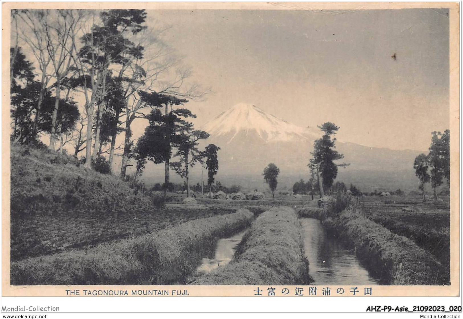 AHZP9-ASIE-0767 - THE TAGONOURA MOUNTAIN FUJI - Other & Unclassified