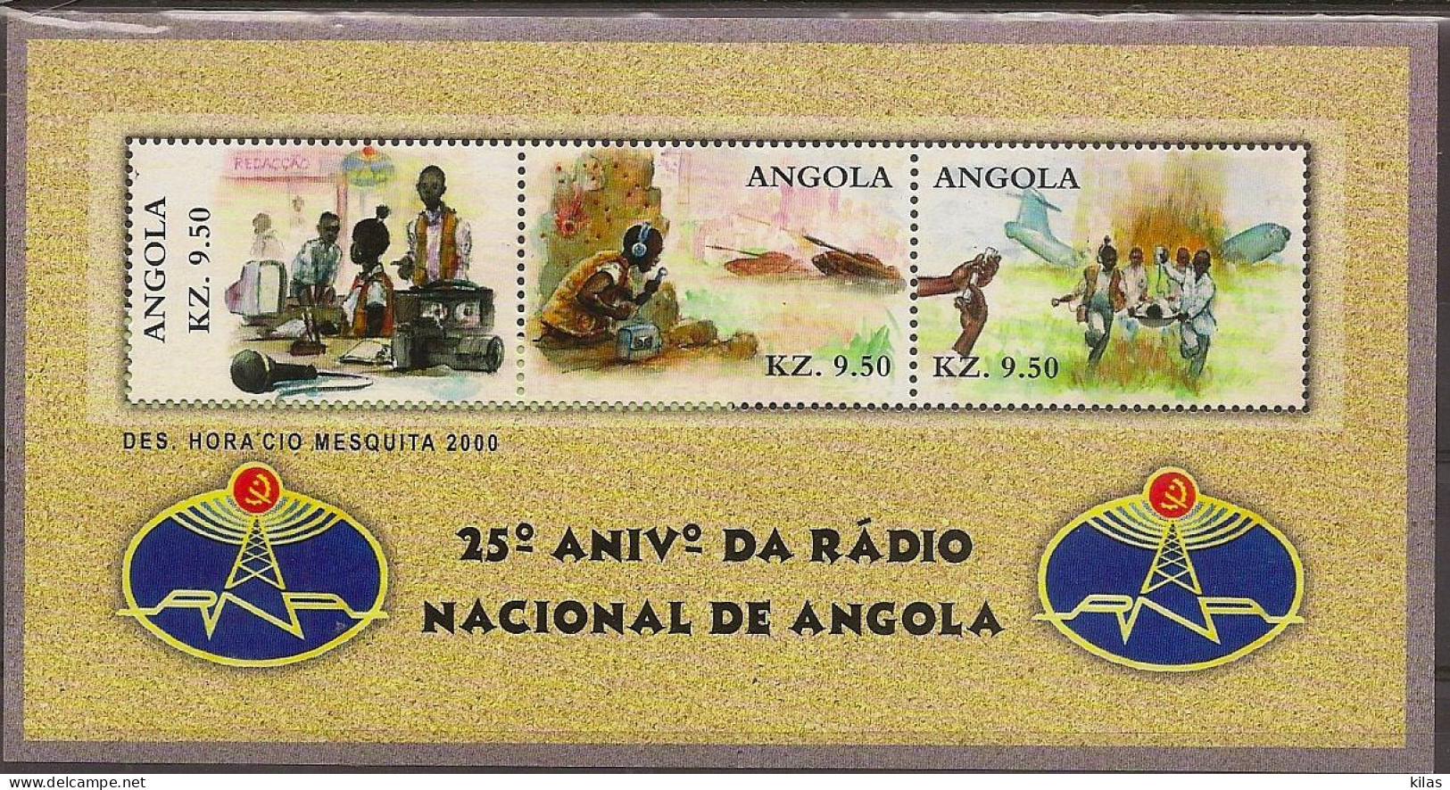 ANGOLA  2001 Radio Association MNH - Angola