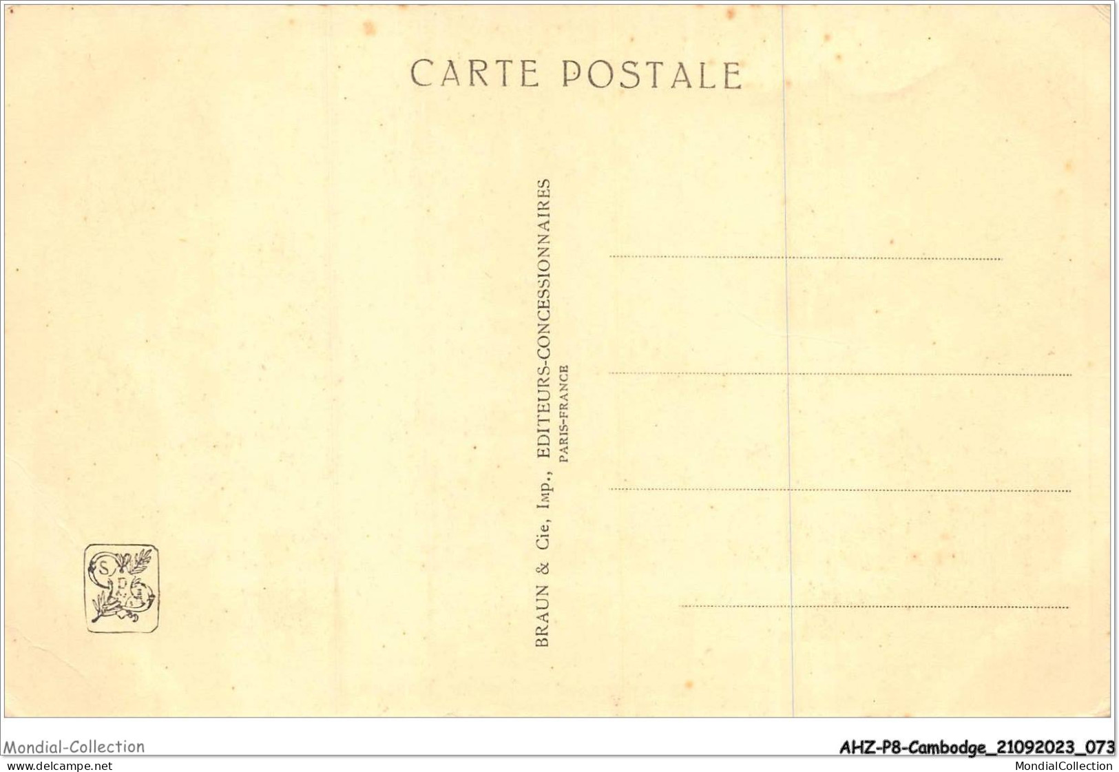 AHZP8-CAMBODGE-0719 - EXPOSITION COLONIALE INTERNATIONALE DE PARIS 1931 - ANGKOR-VAT - FACADE PRINCIPALE - Cambodge