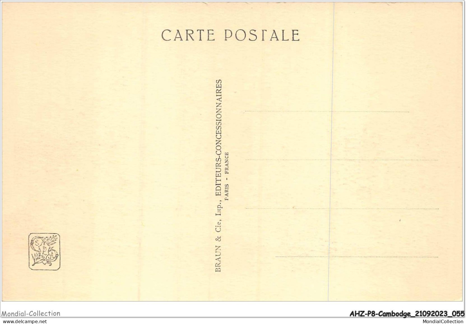 AHZP8-CAMBODGE-0710 - EXPOSITION COLONIALE INTERNATIONALE - PARIS 1931 - TEMPLE D'ANGKOR-VAT - Cambodia