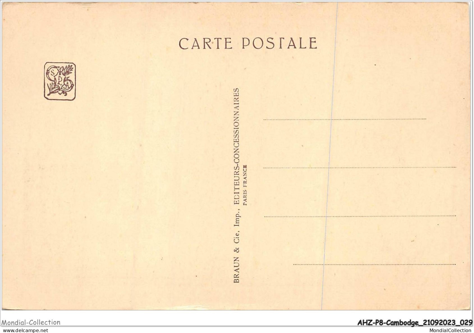AHZP8-CAMBODGE-0697 - EXPOSITION COLONIALE INTERNATIONALE - PARIS 1931 - TEMPLE D'ANGKOR-VAT - Kambodscha