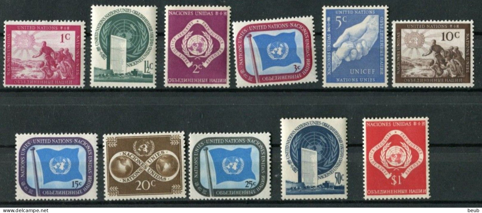 V - Nations Unies - United Nations (New York) - 1/11 NSC ** - Unused Stamps