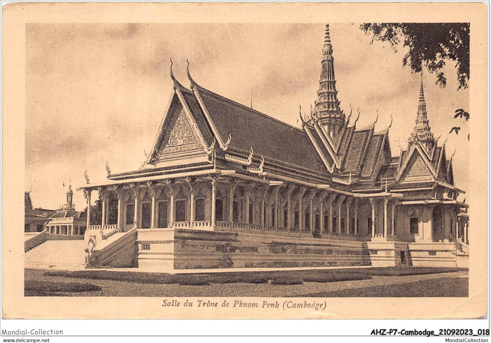 AHZP7-CAMBODGE-0605 - SALLE DU TRONE DE PHNOM PENH - Cambodge