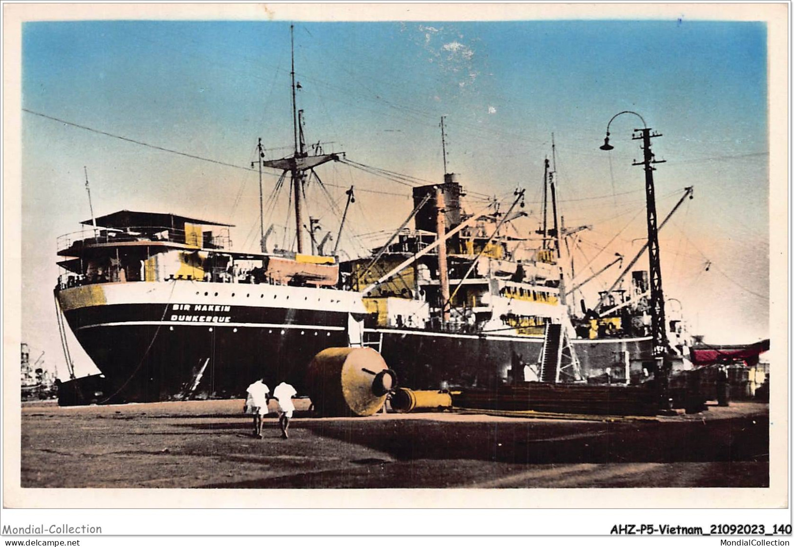 AHZP5-VIETNAM-0462 - SUD VIET-NAM - LE SS BIR HAKEIM DANS LE PORT DE SAIGON - Vietnam