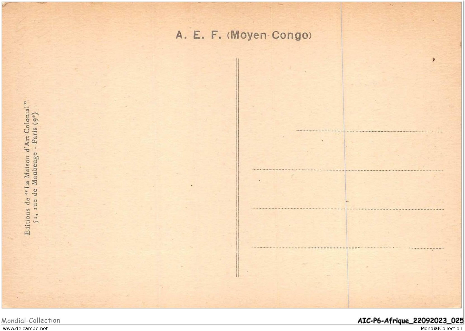 AICP6-AFRIQUE-0630 - Le Congo - French Congo