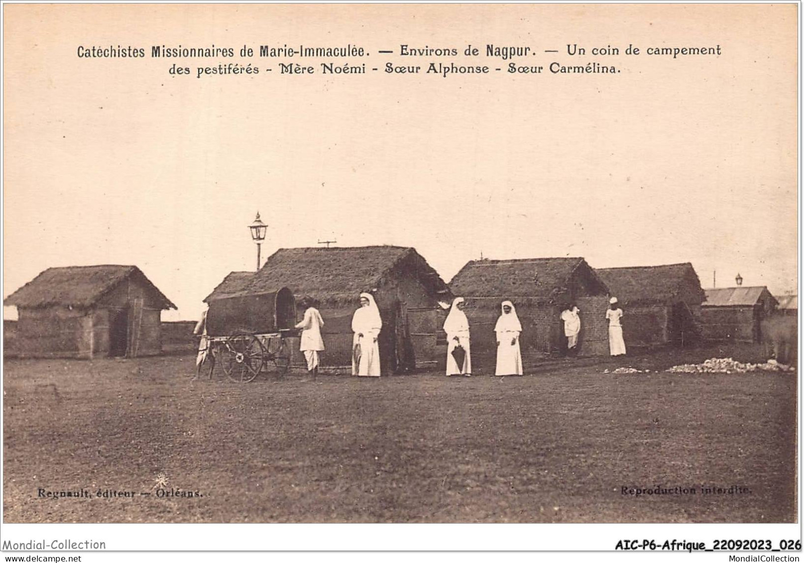 AICP6-AFRIQUE-0631 - CATECHISTES MISSIONNAIRES DE MARIE-IMMACULEE - ENVIRONS DE NAGPUR - Un Coin De Campement - Non Classés