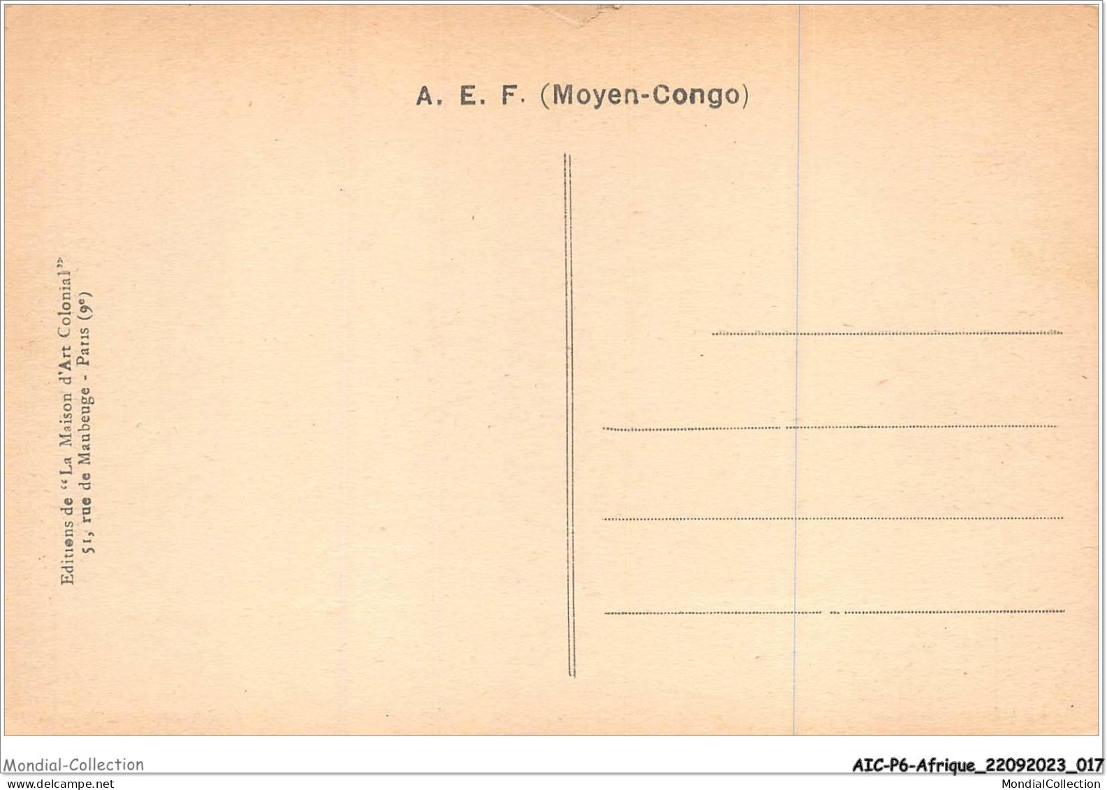 AICP6-AFRIQUE-0626 - BAS-CONGO - Vue Générale - Belgian Congo