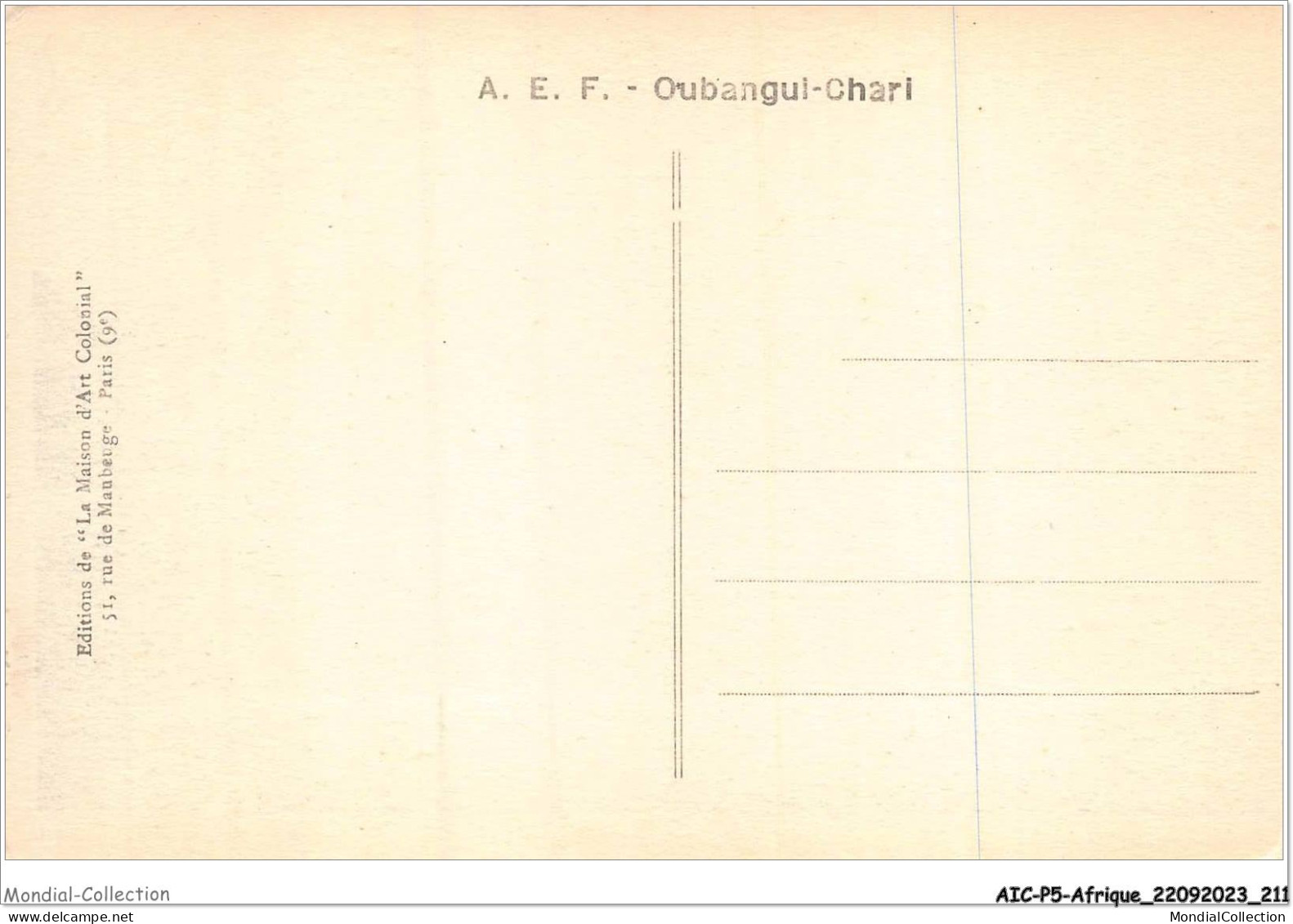 AICP5-AFRIQUE-0612 - L'oubangui à BANGUI - Zentralafrik. Republik