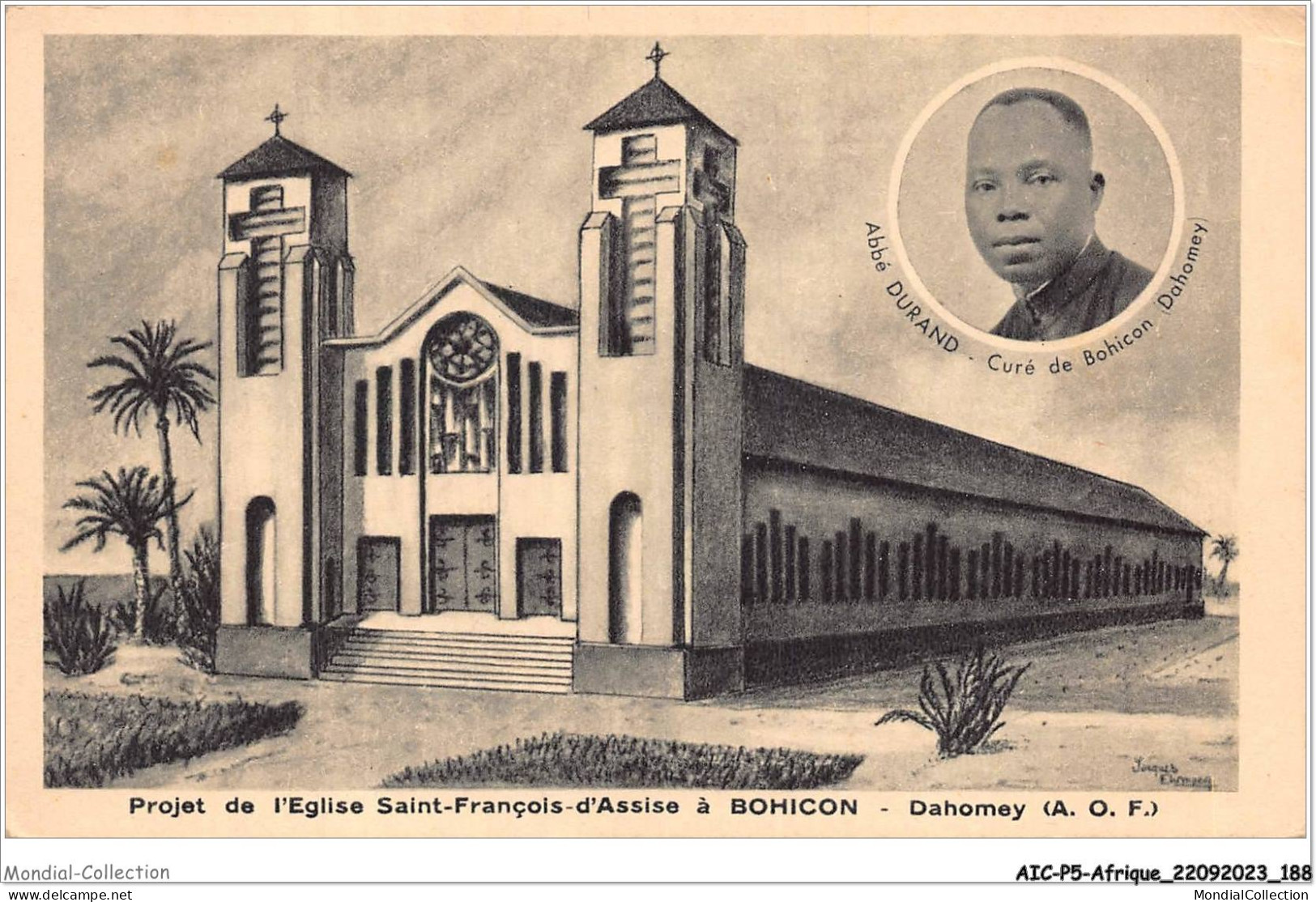 AICP5-AFRIQUE-0601 - Projet De L'église Saint-françois-d'assise à BOHICON - DAHOMEY - Benin