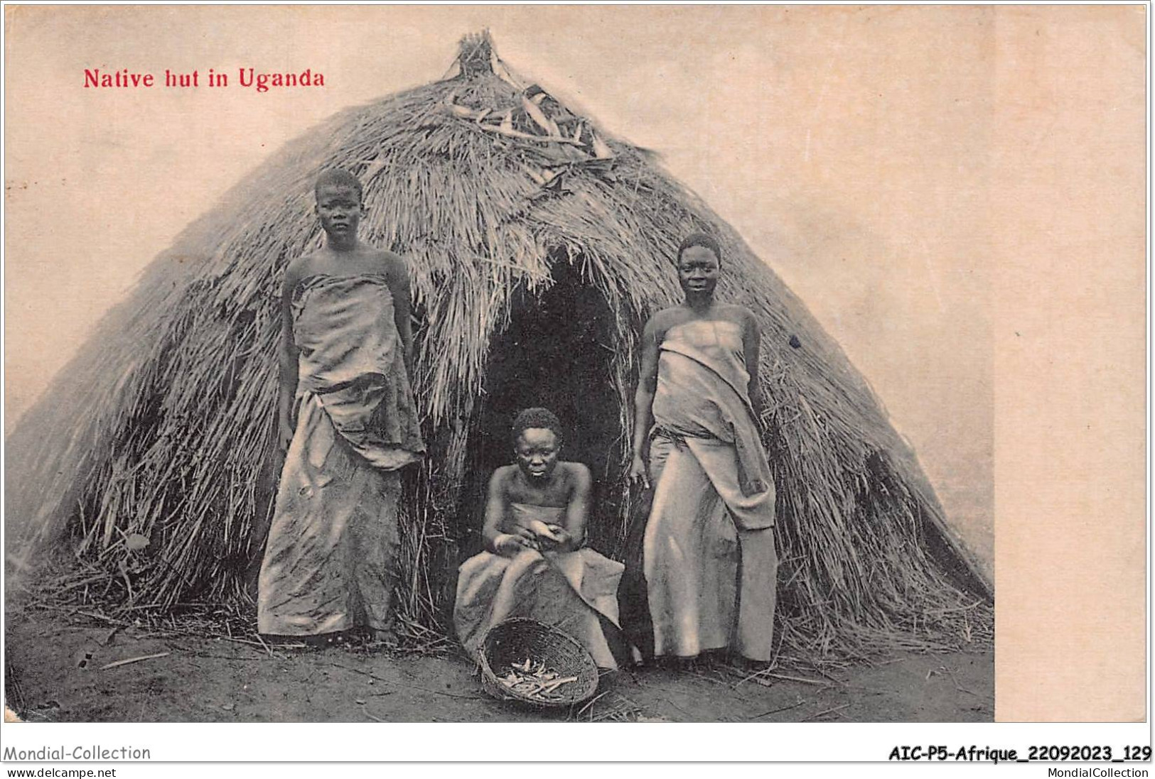 AICP5-AFRIQUE-0572 - Native Hut In UGANDA - Ouganda
