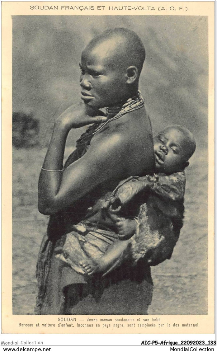 AICP5-AFRIQUE-0574 - SOUDAN - Jeune Maman Soudanaise Et Son Bébé - Sudan