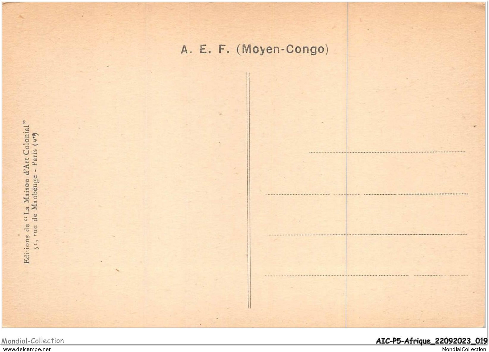 AICP5-AFRIQUE-0518 - L'embouchure Du Djouë - A E F - MOYEN-CONGO - French Congo