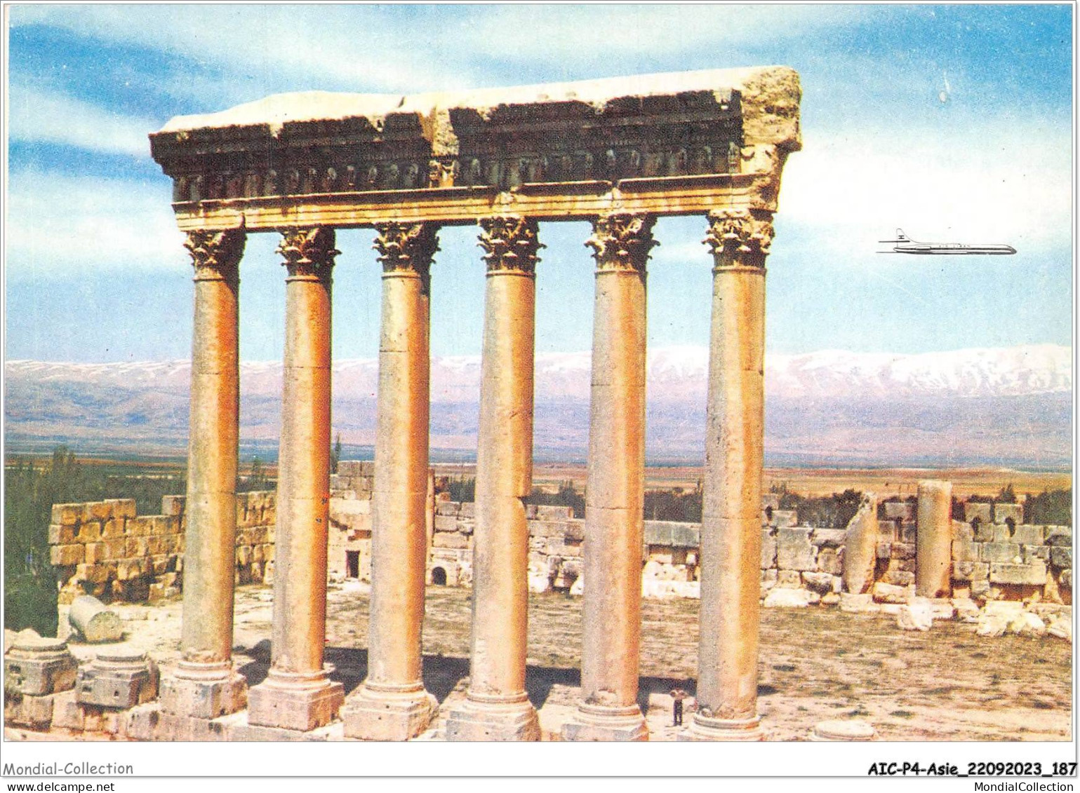 AICP4-ASIE-0492 - LIBAN - BAALBECK - Les Colonnes Du Temple De Jupiter - Liban