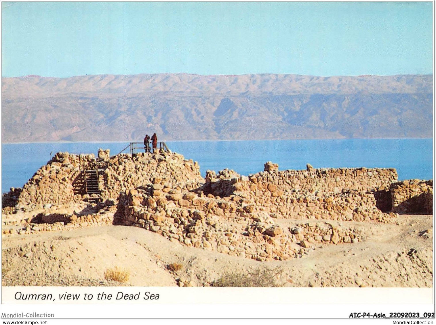 AICP4-ASIE-0445 - QUMRAN - Vue Sur La Mer Morte - Les Arrières Montagnes De Moab - Israel