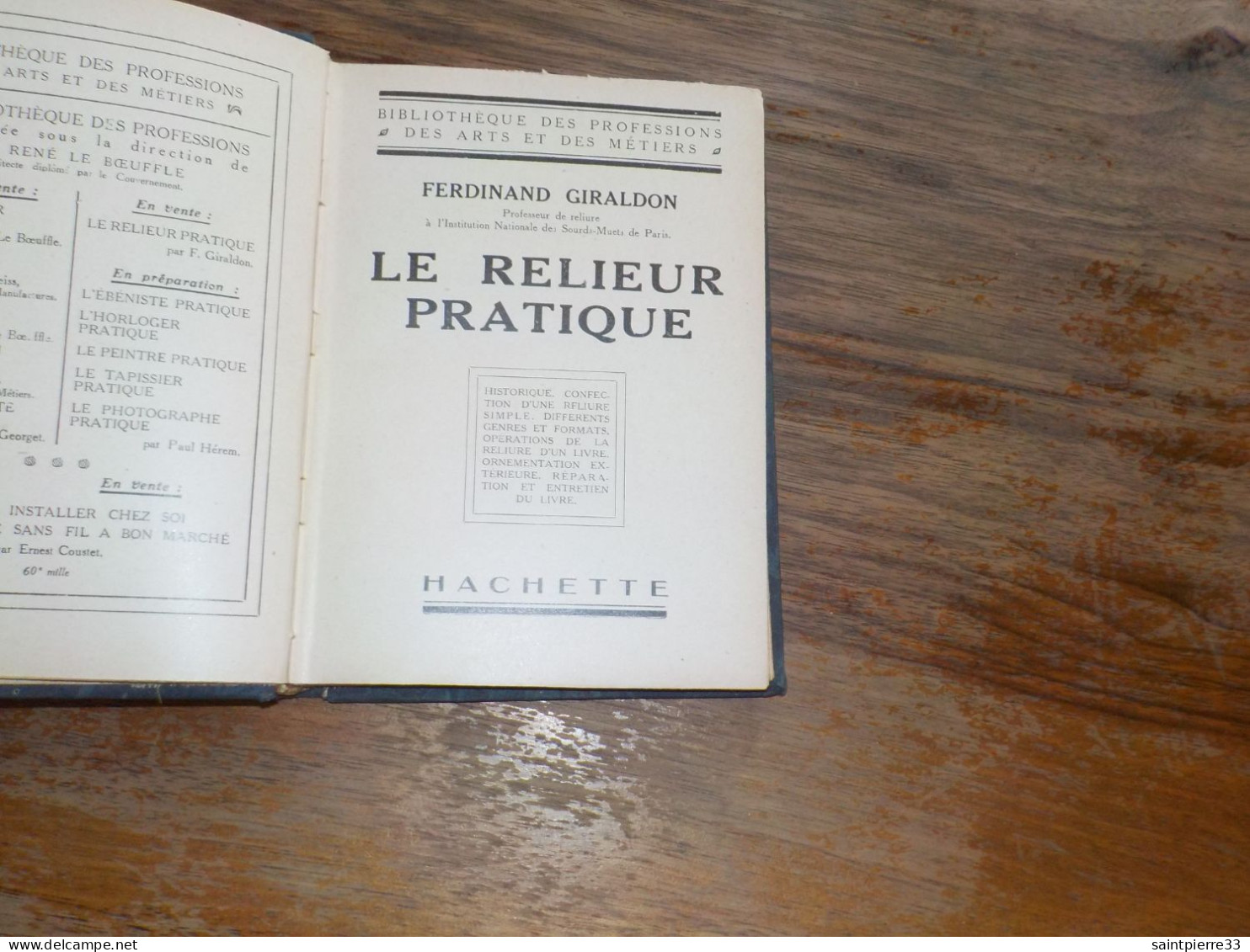 ( Reliure ) F. Giraldon  Le Relieur Pratique - 1901-1940