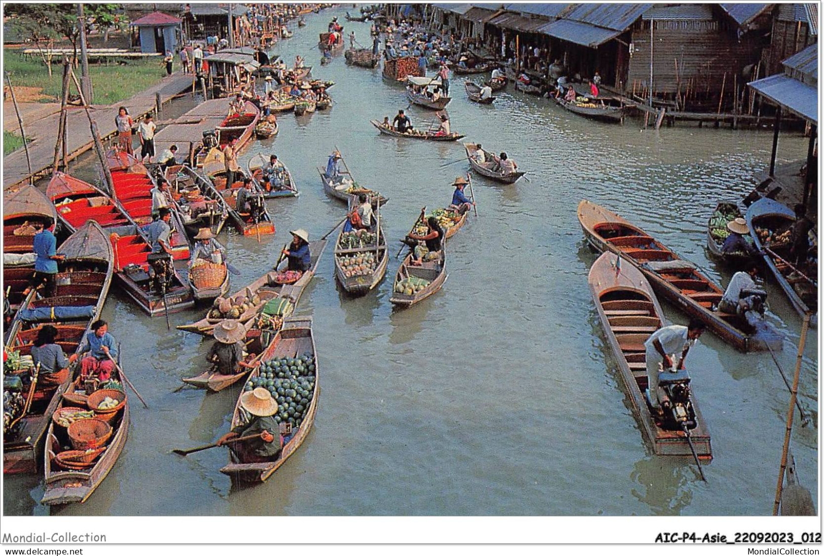 AICP4-ASIE-0405 - Wad Sai Floating Market - DHONHURI - THAILAND - Thaïlande