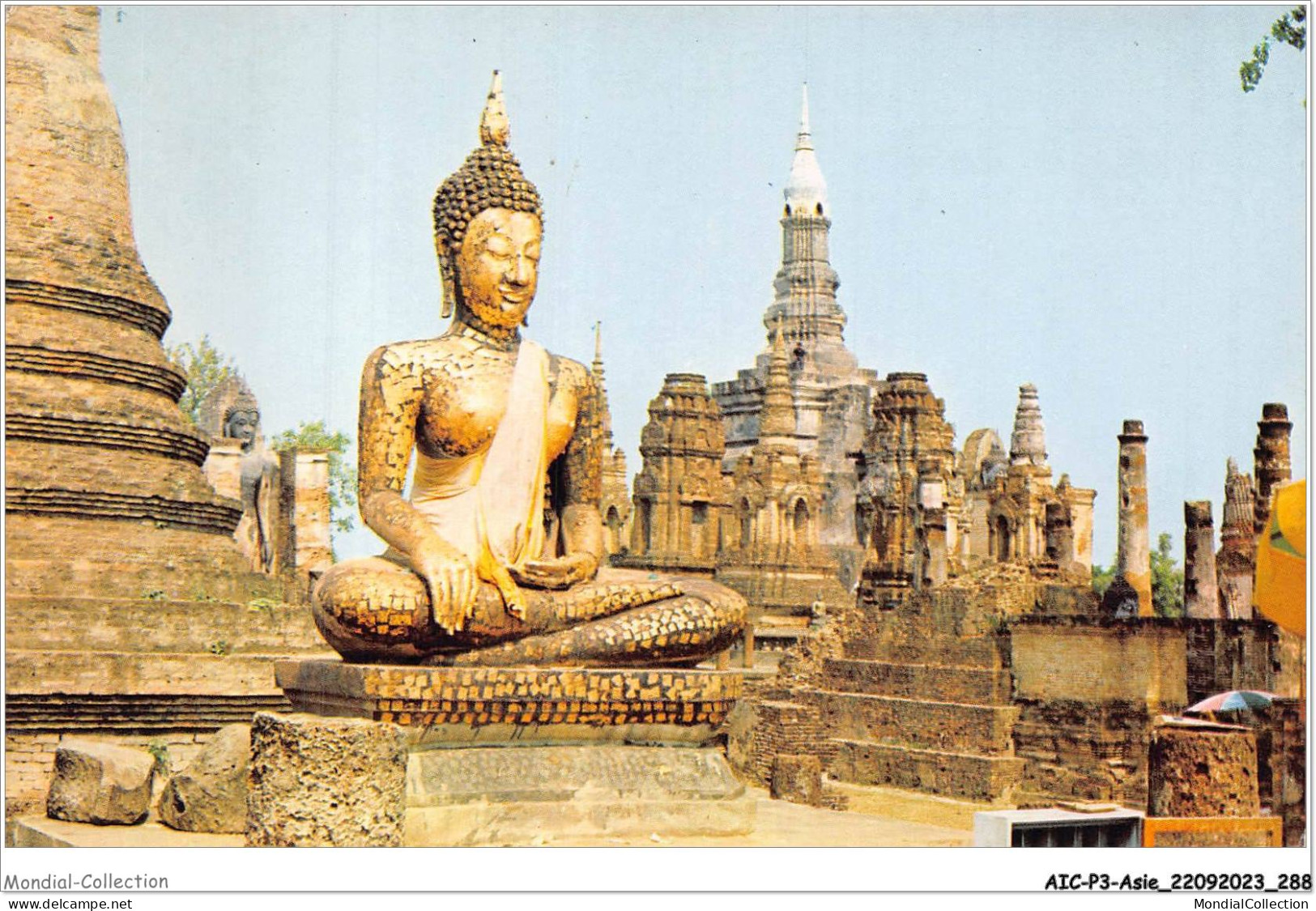 AICP3-ASIE-0397 - Budha's Image At Wat Mahathat In The Sukhothai-province - NORTH THAILAND - Thailand