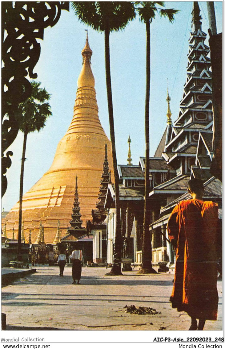 AICP3-ASIE-0377 - BIRMANIE MYANMAR RANGOON - UNION OF BURMA - Shwedagon Pagoda - - Largest Buddhist Temple - Myanmar (Birma)