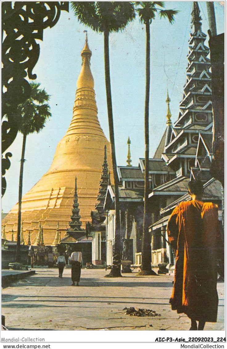 AICP3-ASIE-0365 - BIRMANIE RANGOON - UNION OF BURMA - Shwedagon Pagoda - The Golden Pagoda - Myanmar (Birma)