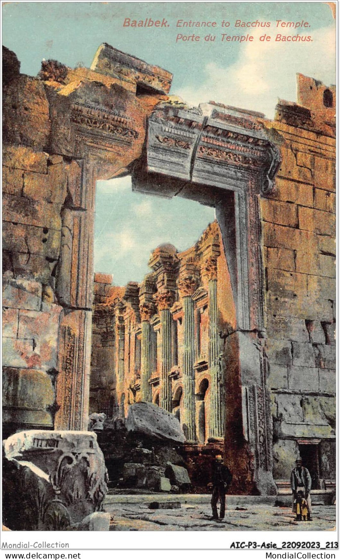 AICP3-ASIE-0360 - BAALBEK - Entrance To Bacchus Temple - Syrien