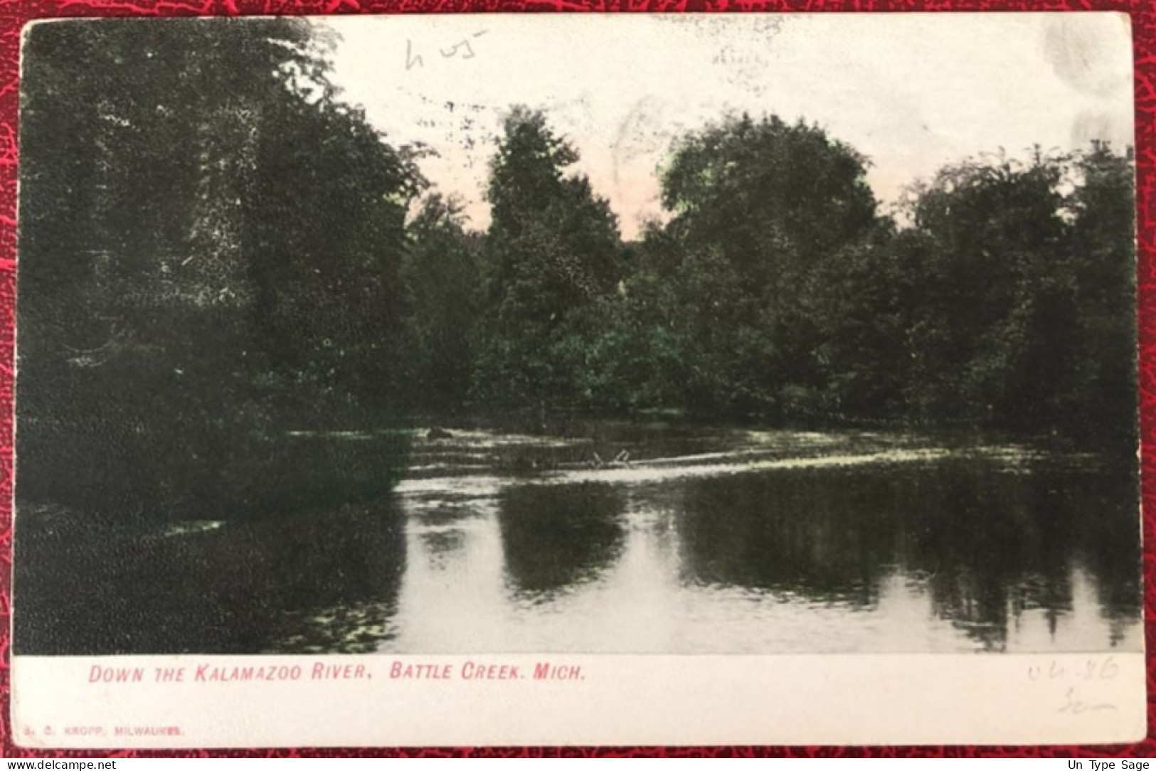 Etats-Unis, Divers Sur CPA, Cachet Battle Creek, MICH 11.6.1907 Pour L'Italie  - (C1447) - Marcofilie