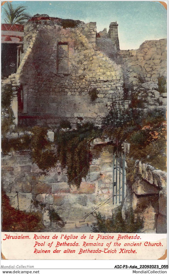 AICP3-ASIE-0282 - JERUSALEM - Ruines De L'église De La Piscine Bethesda - Israel