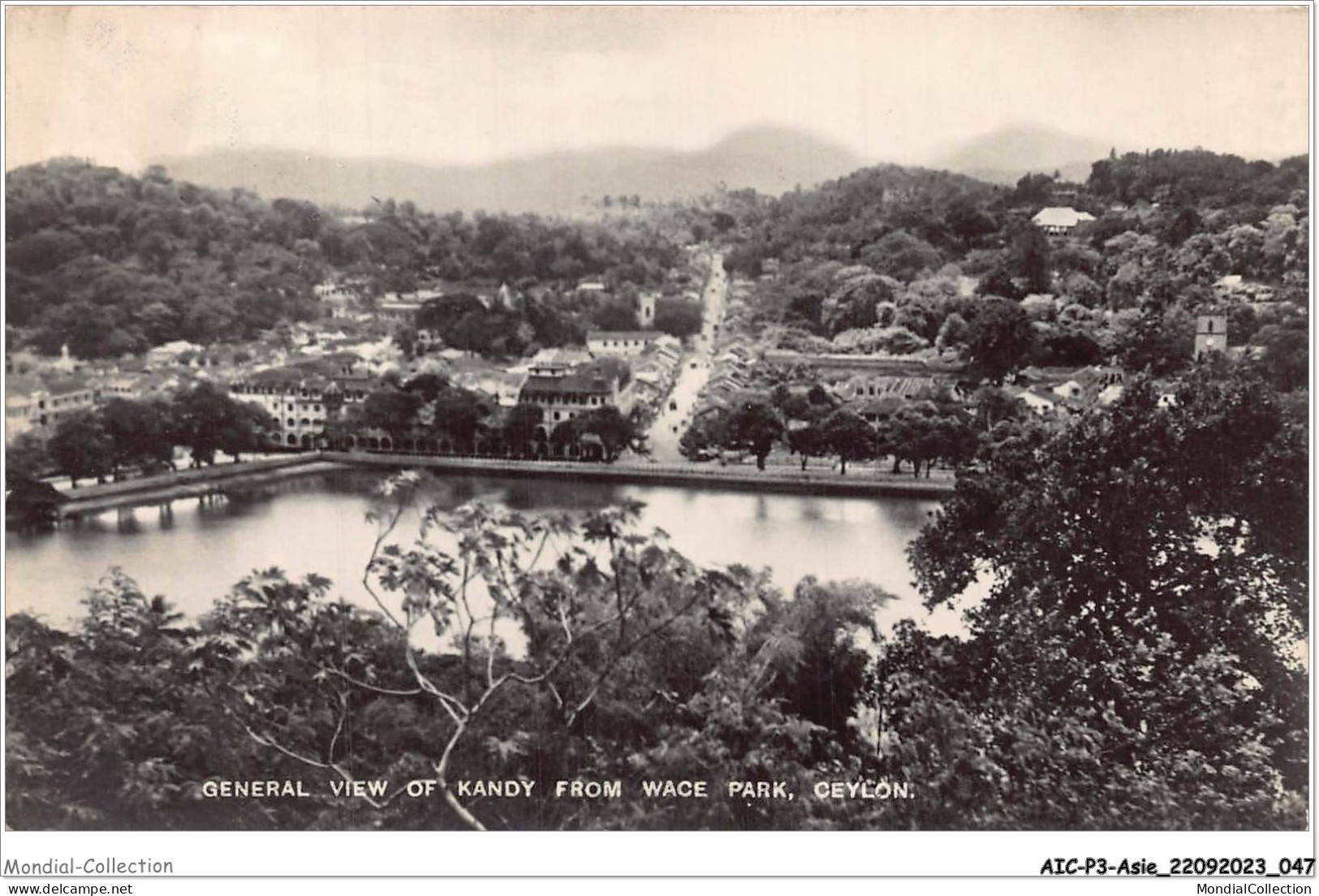AICP3-ASIE-0278 - General View Of KANDY From Wace Park - CEYLON - Sri Lanka (Ceylon)
