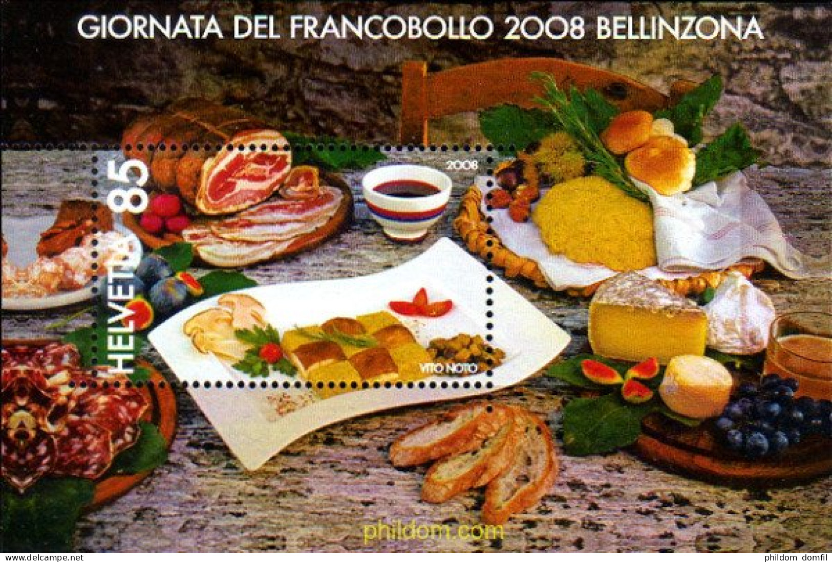 227372 MNH SUIZA 2008 DIA DEL SELLO - Ungebraucht